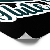 Glute Squad Peach Hintern Glutes Gym Fitness Poster (Ecke)