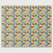 Gluten 606 geben Cartoon frei Geschenkpapier (Flach)