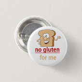 Gluten-Allergie-Alarm Button (Vorne & Hinten)