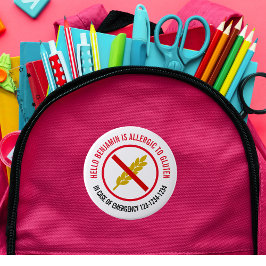 Gluten Allergy-Abzeichen Button