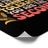 Gluten First kann Sie nicht mit zweitem Gluten-Int Poster (Ecke)