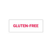 Gluten-free Allergy Friendly Permastempel (Design)