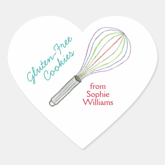 Gluten free cookies baking labels / stickers (Vorderseite)