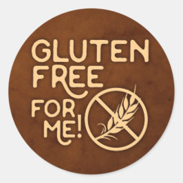 "GLUTEN FREE" "GRAINFREE" CELIAC RUNDER AUFKLEBER