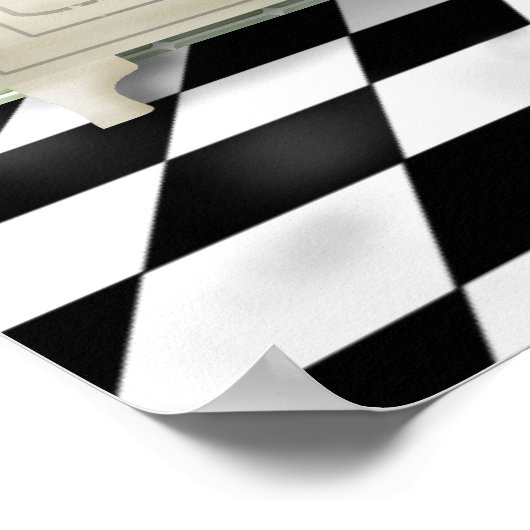 Gluten Free Kitchen Green Poster (Ecke)