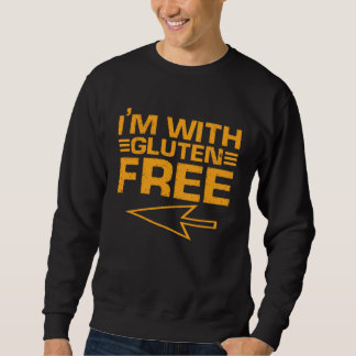 Gluten Free Lifestyle Wheat Celiac Disease Awarene Sweatshirt