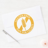 Gluten Free Safe for Celiacs Awareness Sticker (Umschlag)