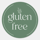 Gluten Free Sticker  (Vorderseite)
