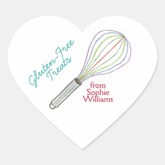 Gluten free treats baking labels / stickers (Vorderseite)