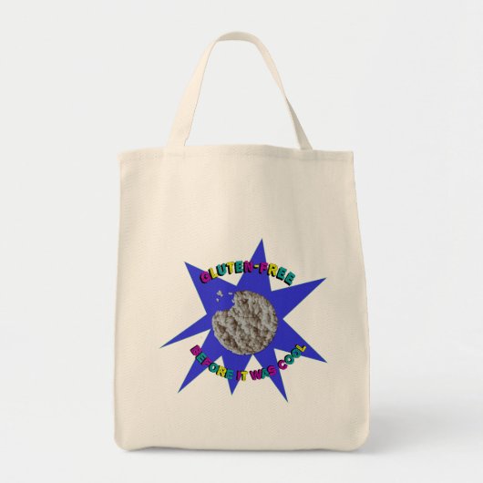 "Gluten-Frei, bevor es cooles" Retro 80's-90er war Tragetasche (Vorne)