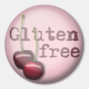 Gluten-freie Aufkleber - Kirsche