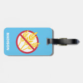 Gluten-freie Hummel-großer Medizin-Taschen-Umbau Gepäckanhänger (Rückseite horizontal)