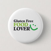 Gluten-freie Nahrungsmittelliebhabereinzelteile Button (Vorderseite)