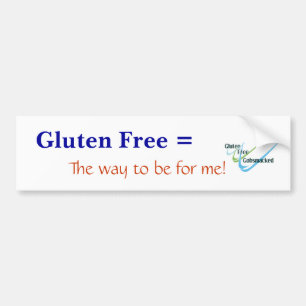 Gluten-freier Autoaufkleber - besonders