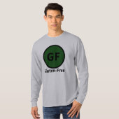 Gluten-freier Gesundheitsaufkleber T-Shirt (Vorne ganz)