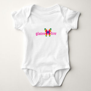 Gluten-freier Schmetterling (multi) Baby Strampler