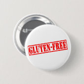 Gluten geben Briefmarke frei Button (Vorne & Hinten)