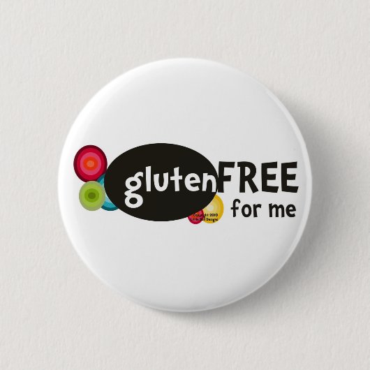 Gluten geben für mich frei button (Vorderseite)
