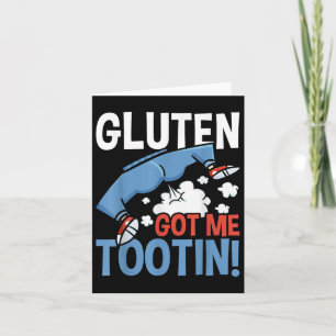 Gluten Got mir Tootin Gluten Allergie Celiac Disea Karte