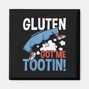 Gluten Got mir Tootin Gluten Allergie Celiac Disea Magnet