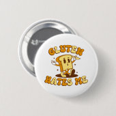 Gluten hasst mich button (Vorne & Hinten)