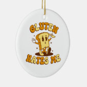 Gluten hasst mich keramik ornament (Rechts)