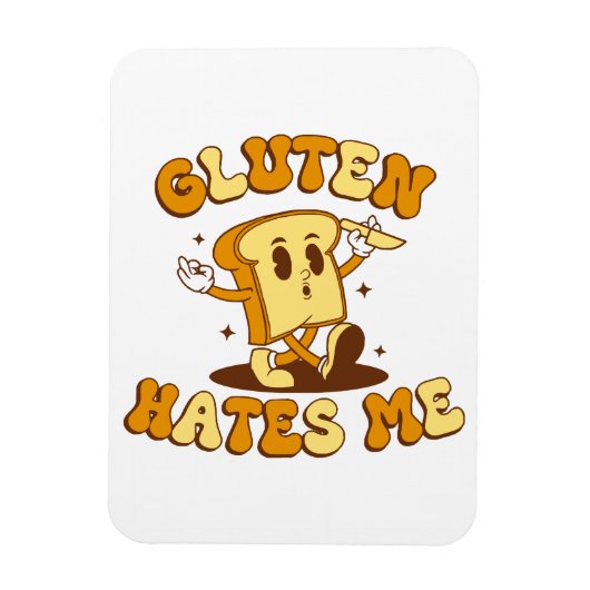 Gluten hasst mich magnet (Vertikal)