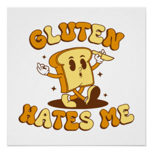 Gluten hasst mich poster