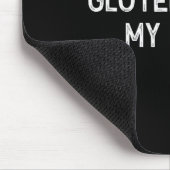 Gluten Intolerance Gluten Hates My Guts Funny Glut Mousepad (Ecke)
