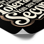 Gluten ist das Erste, was ich dir nicht tolerieren Poster (Ecke)