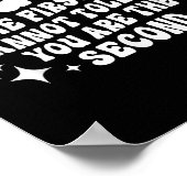 Gluten ist das Erste, was ich dir nicht tolerieren Poster (Ecke)