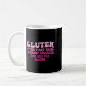 Gluten ist das Erste, was ich nicht tolerieren kan Kaffeetasse (Links)