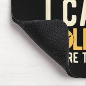 Gluten ist das Erste, was ich nicht tolerieren kan Mousepad (Ecke)