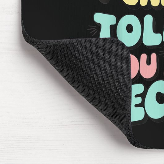 Gluten ist das Erste, was ich nicht tolerieren kan Mousepad (Ecke)