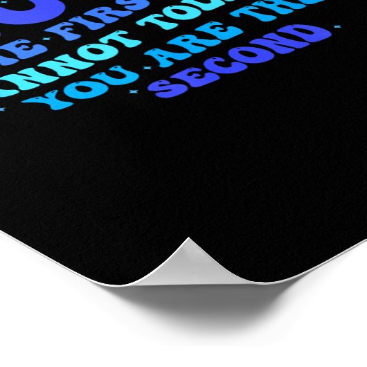 Gluten ist das Erste, was ich nicht tolerieren kan Poster (Ecke)