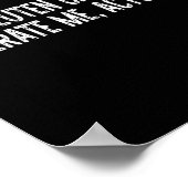 Gluten kann mich nicht tolerieren, tatsächlich ein poster (Ecke)