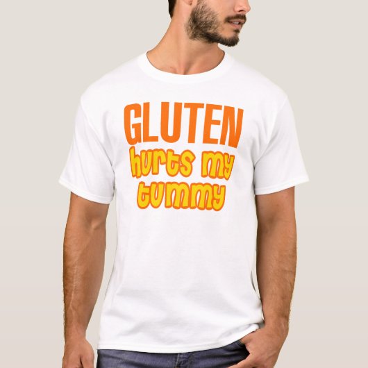 Gluten verletzt meinen Bauch T-Shirt (Vorderseite)
