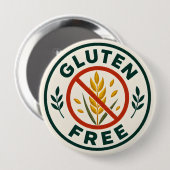 Glutenfrei Button (Vorne & Hinten)