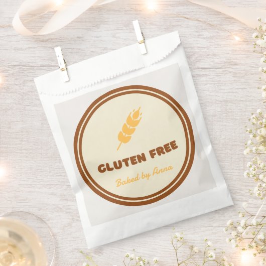 Glutenfrei Einfach Personalisiert  Geschenktütchen (Ausgeschnitten)