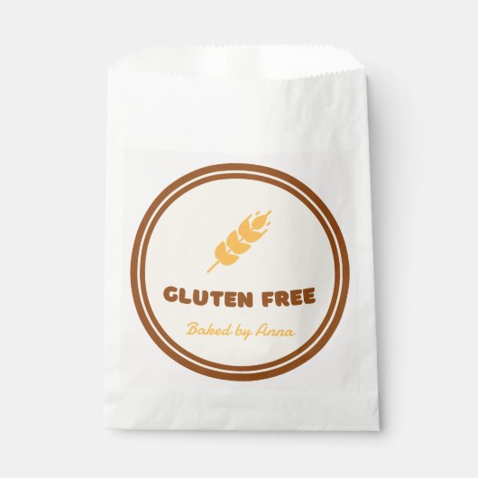 Glutenfrei Einfach Personalisiert  Geschenktütchen (Vorderseite)