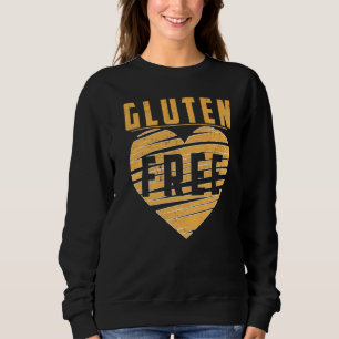 glutenfrei für Menschen mit einer großen Herztempe Sweatshirt