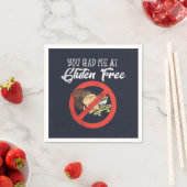 Glutenfrei hast du mir Neues Papier beschert Serviette (Beispiel)