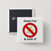 Glutenfrei & Lovin' It Button (Vorne & Hinten)