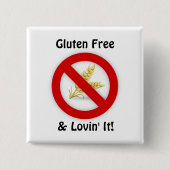 Glutenfrei & Lovin' It Button (Vorderseite)