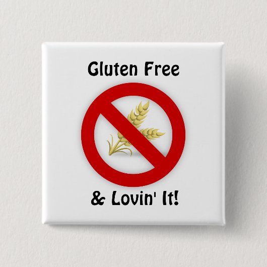 Glutenfrei & Lovin' It Button (Vorderseite)