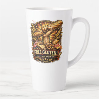 Glutenfrei! Lustiger Brotliebhaber-Kaffeebecher Milchtasse