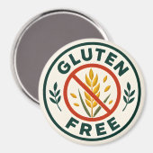 Glutenfrei Magnet (Vorderseite/Rückseite)