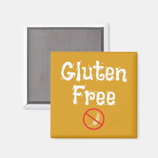 glutenfrei magnet (Vorderseite/Rückseite)