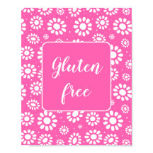 glutenfrei rosa Bläschen