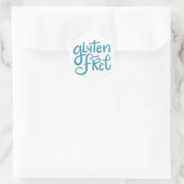 glutenfrei runder aufkleber (Tasche)